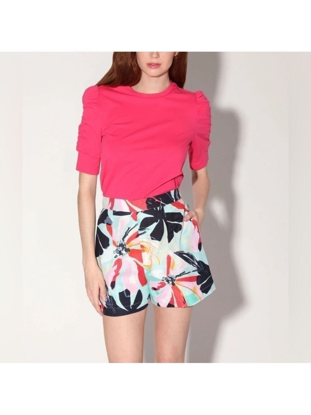 Walter Baker Tropical Print Taylor Short in Sweet Meadow size XL